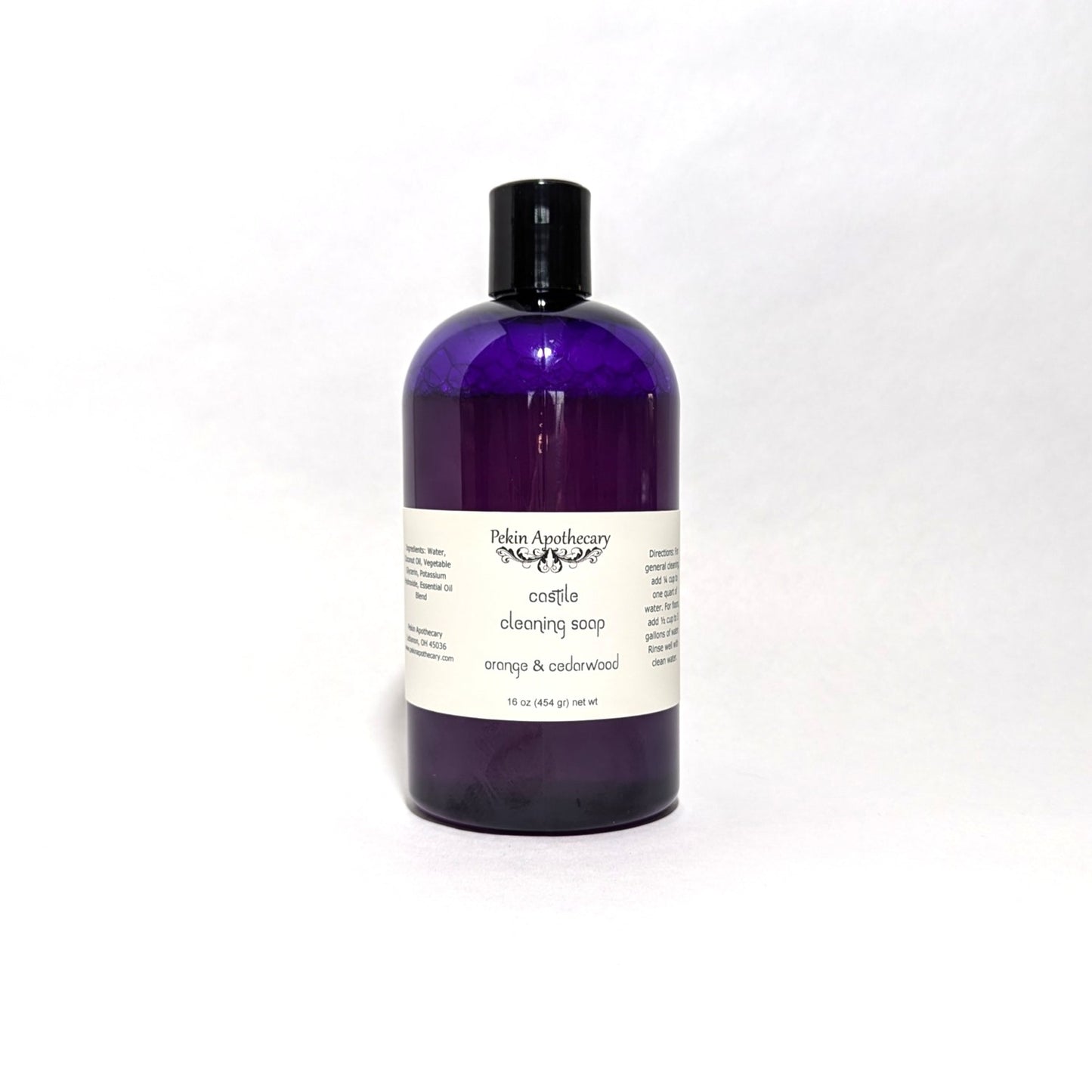 Castile Cleaning Soap - Orange & Cedarwood